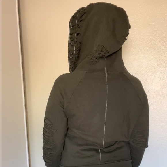 NSF Distressed Hoodie - Picture 5 of 11